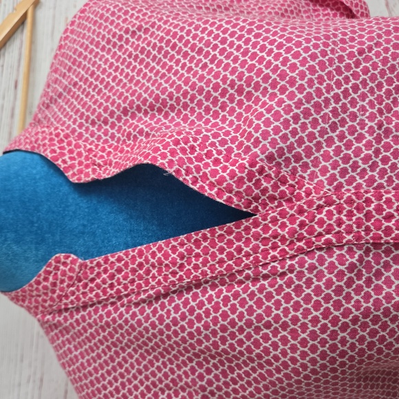 Jaeger Pink Short Sleeve Blouse Size 12 - Picture 7 of 17